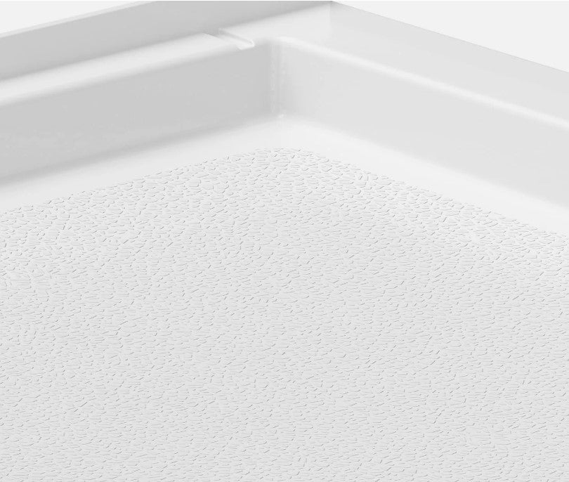 36 X 36 Alcove Shower Pan with Center Drain - White