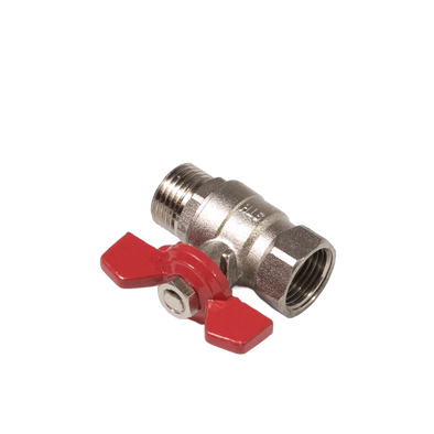 P2837R - Ball Valve with Red Handle