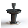 Sanispray 6-User Washfountain with Liquid Soap Dispenser and Stainless Steel Pedestal