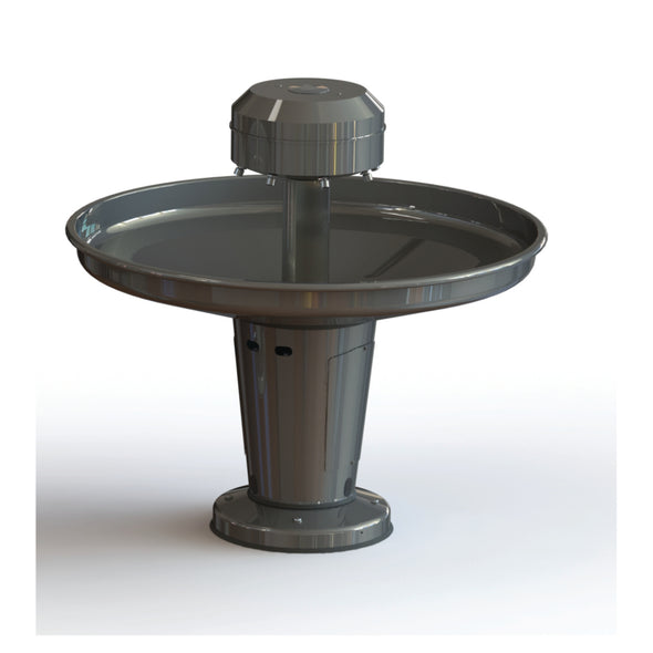 ISO8 - 8-User Sanispray Washfountain with Stainless Steel Pedestal
