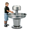 ISO6 - 6-User Sanispray Washfountain with Stainless Steel Junior Height Pedestal 