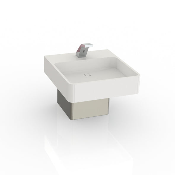 MOD20 - Modus 20" Single User Modular Solid Surface Lavatory for Public Restrooms