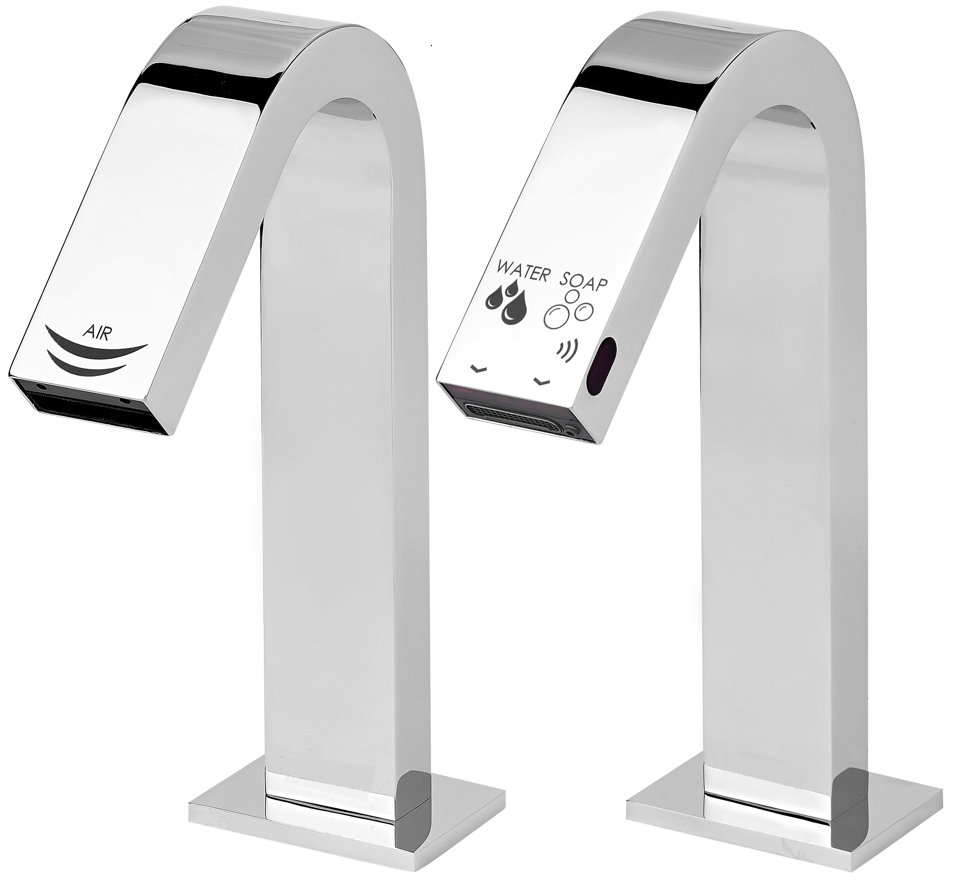Omnia Wash and Dry Faucet System - Soap, Water and Hand Dryer