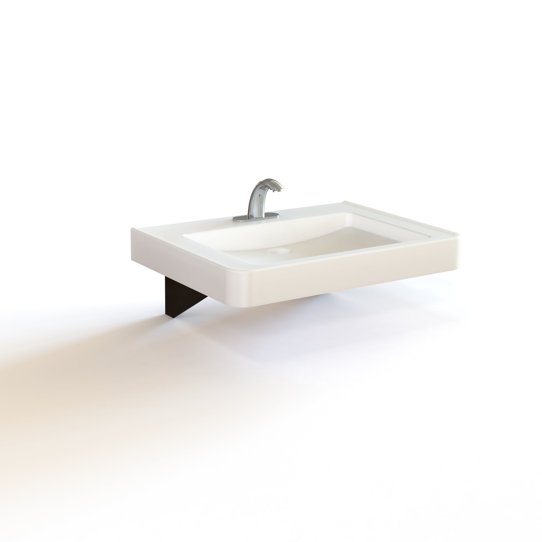 SL01 - Streamlav Legacy Single User Solid Surface Lavatory System for Public Restrooms