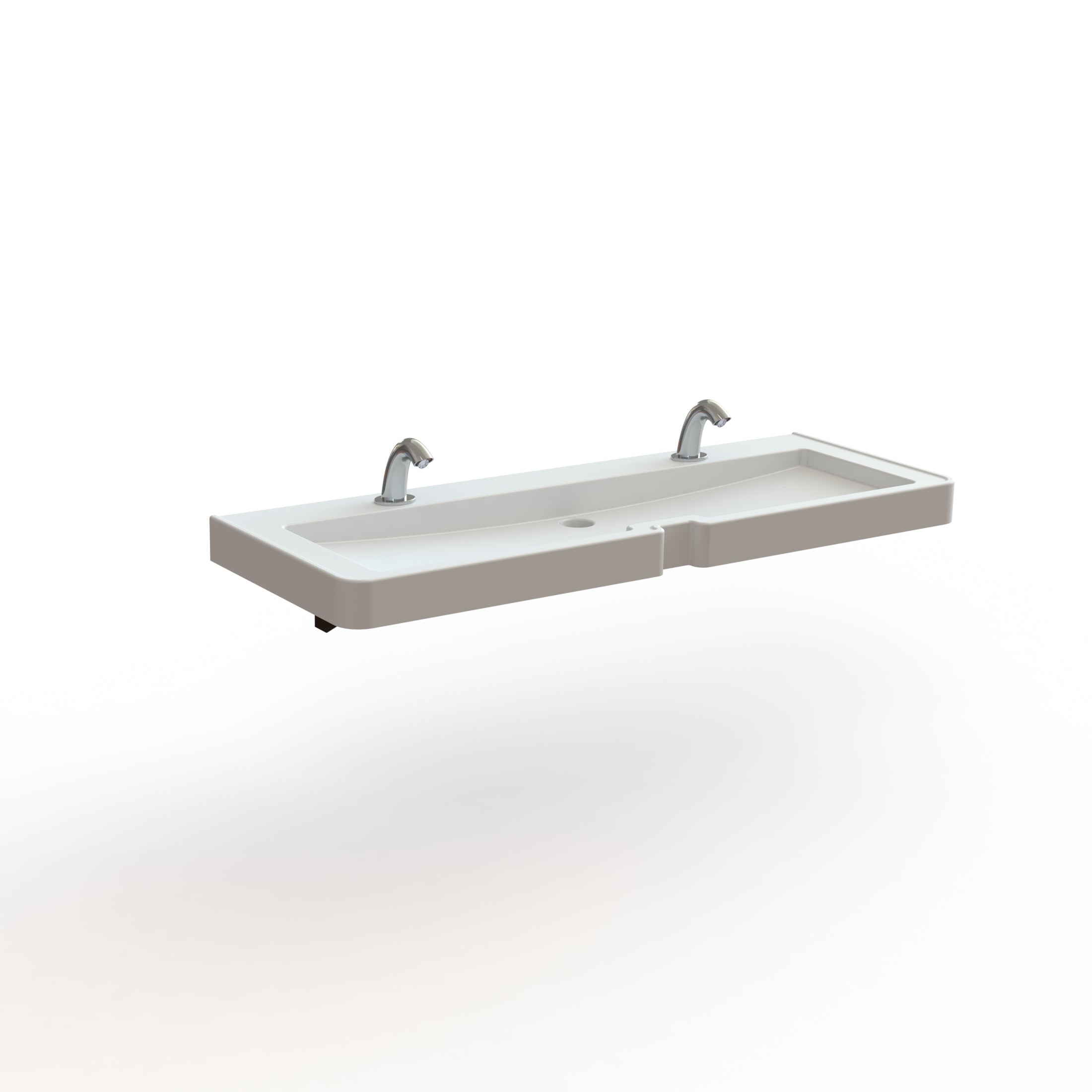SL02 - Streamlav Legacy Two User Solid Surface Lavatory System for Public Restrooms