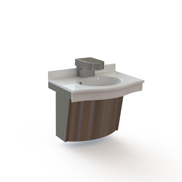 SWV01 - Solidwave Original Single User Solid Surface Lavatory System for Public Restrooms