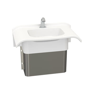 SWV1H/SWV1L - Single User Solidwave High-Low Solid Surface Handwashing Lavatory