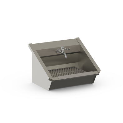 11 - Series 1.0  Washbasin Trough Sink Single User Stainless Steel Hand Wash Station